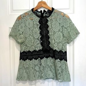 Zara Lacey Top